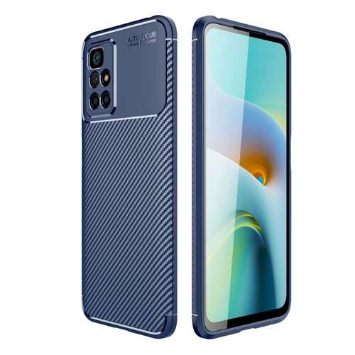 TPU Case f�r XIAOMI REDMI 10 Carbon Fiber Muster Shockproof Texture H�lle Cover 