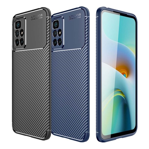 TPU Case f�r XIAOMI REDMI 10 Carbon Fiber Muster Shockproof Texture H�lle Cover