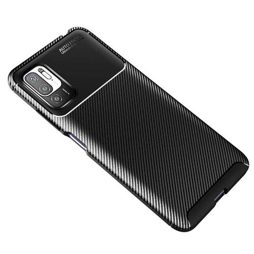 TPU Case f�r XIAOMI REDMI NOTE 10 5G Carbon Fiber Muster Shockproof H�lle Cover 