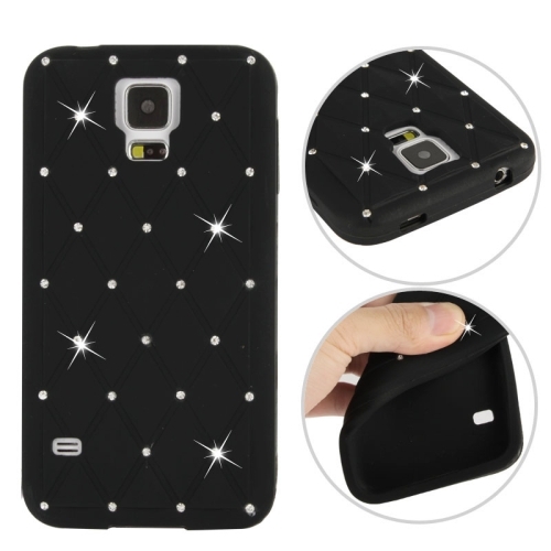 Silikon Case f�r Samsung Galaxy S5 Rhinestone Rhombus