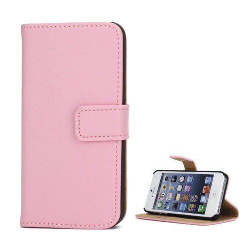 Wallet Case f�r Apple iPhone SE 5 5S Genuine Split Echt Leder