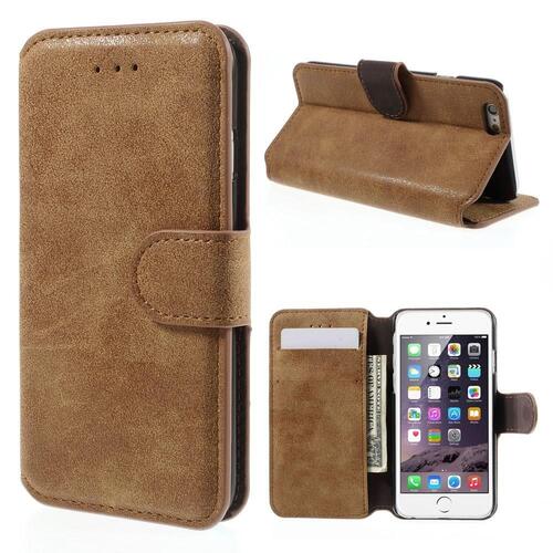 Wallet Case f�r Apple iPhone 6 6S Handy Tasche Retro Style Antik 