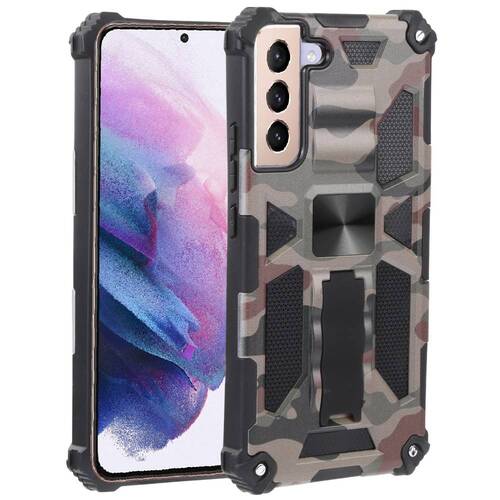Outdoor H�lle f�r Samsung Galaxy S22 PLUS Camouflage Shockproof Schutz Cover 