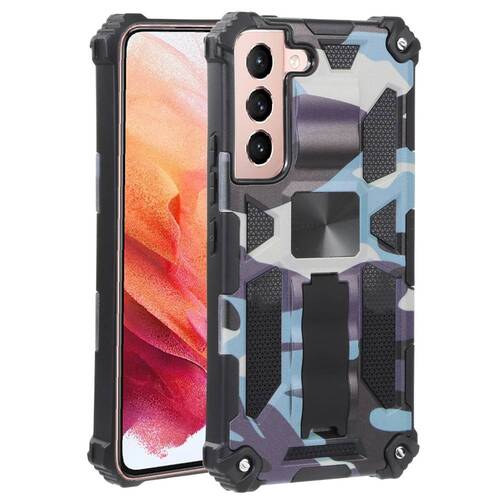 Outdoor H�lle f�r Samsung Galaxy S22 Camouflage Shockproof Schutz Cover Armor 