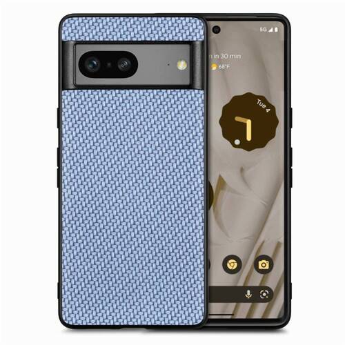 TPU H�lle f�r Google Pixel 7 Carbon Fiber Texture Optik Schutz Backcover Case 