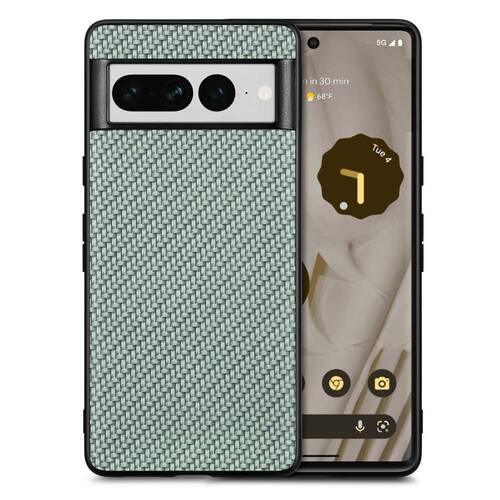 TPU H�lle f�r Google Pixel 7 PRO Carbon Fiber Texture Optik Schutz Backcover 