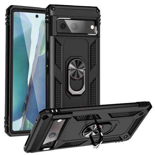 Outdoor H�lle f�r Google Pixel 7 TPU PC Hybrid Sergeant Armor Ring Cover Case 