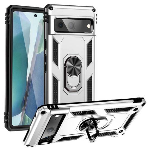 Outdoor H�lle f�r Google Pixel 7 TPU PC Hybrid Sergeant Armor Ring Cover Case 