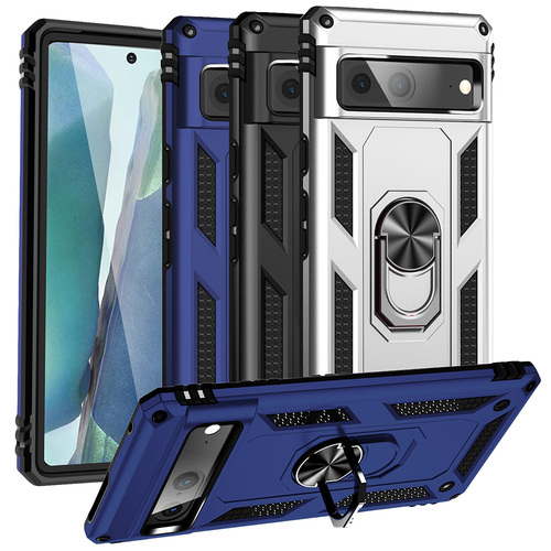 Outdoor H�lle f�r Google Pixel 7 TPU PC Hybrid Sergeant Armor Ring Cover Case