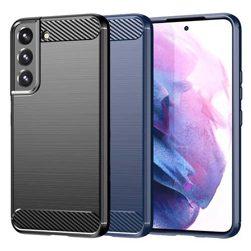 TPU H�lle f�r Samsung Galaxy S23 Carbon Fiber Skin Brushed Schutzcover Soft Case