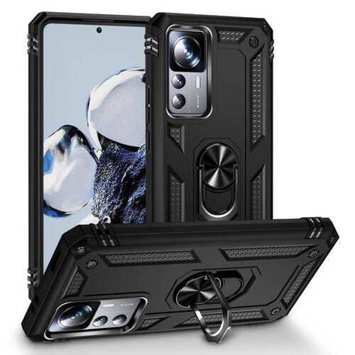 Outdoor H�lle f�r Xiaomi 12T 12T PRO TPU PC Hybrid Sergeant Armor Ring Cover 