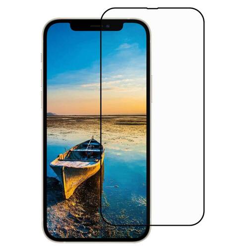 Schutzglas f�r Apple iPhone 14 Full Cover Full Glue Tempered Glass Folie Film