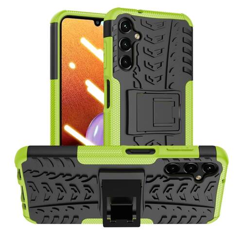 Outdoor H�lle f�r Samsung Galaxy A14 Tire Rutschfest Kickstand PC TPU Cover Case 