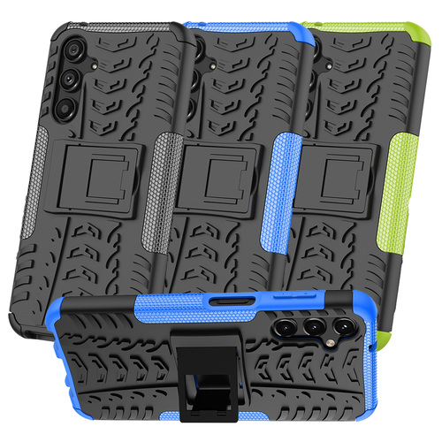 Outdoor H�lle f�r Samsung Galaxy A14 Tire Rutschfest Kickstand PC TPU Cover Case