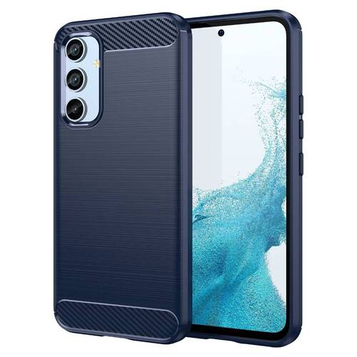 TPU H�lle f�r Samsung Galaxy A54 Carbon Fiber Skin Brushed Schutzcover Soft Case 