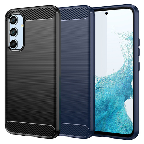 TPU H�lle f�r Samsung Galaxy A54 Carbon Fiber Skin Brushed Schutzcover Soft Case