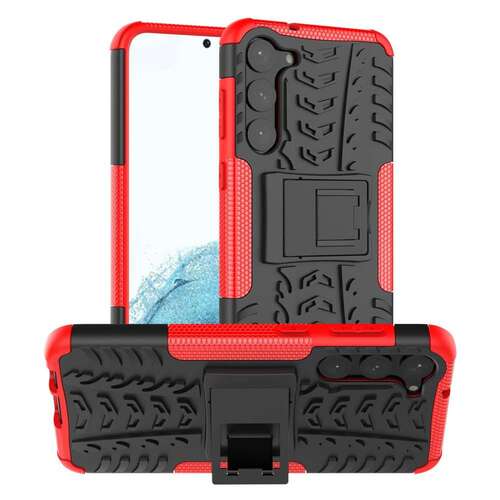 Outdoor H�lle f�r Samsung Galaxy S23 PLUS Tire Rutschfest Kickstand Schutz Cover 
