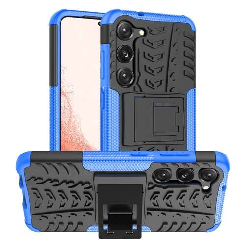 Outdoor H�lle f�r Samsung Galaxy S23 Tire Rutschfest Kickstand PC TPU Cover Case 