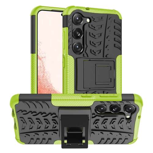 Outdoor H�lle f�r Samsung Galaxy S23 Tire Rutschfest Kickstand PC TPU Cover Case 