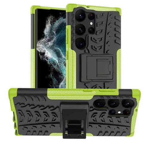 Outdoor H�lle f�r Samsung Galaxy S23 ULTRA Tire Rutschfest Stand PC TPU Case 