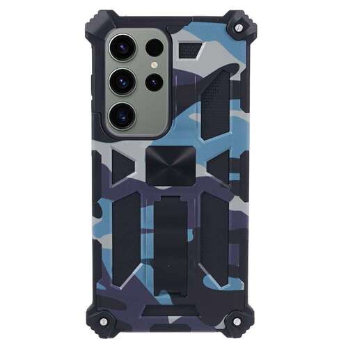 Outdoor H�lle f�r Samsung Galaxy S24 ULTRA Camouflage Shockproof PC Schutzcover 