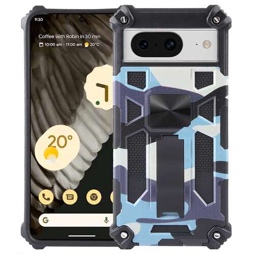 Outdoor H�lle f�r Google Pixel 8 Camouflage Shockproof Schutz Cover Armor Kick 
