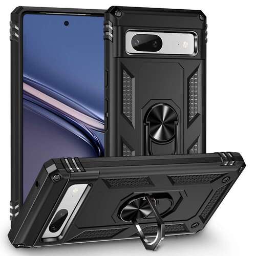 Outdoor H�lle f�r Google Pixel 7a TPU PC Hybrid Sergeant Armor Ring Cover Case 