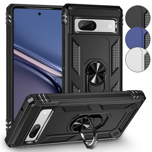 Outdoor H�lle f�r Google Pixel 7a TPU PC Hybrid Sergeant Armor Ring Cover Case