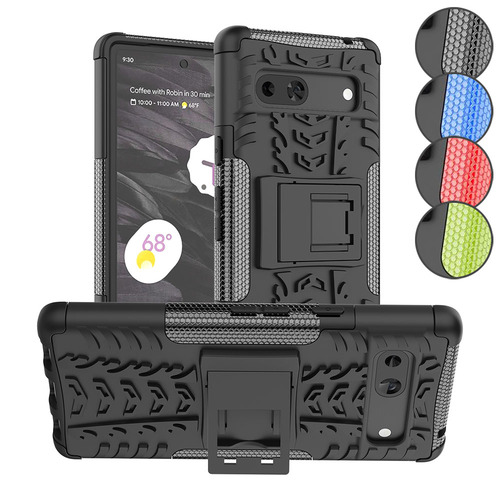 Outdoor H�lle f�r Google Pixel 7a Tire Rutschfest Kickstand PC TPU Cover Case