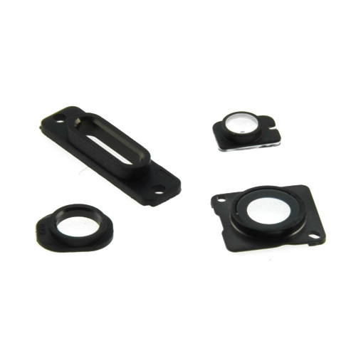 4in1-Set f�r Apple iPhone 5 Kameralinse+Glitter+Charging-Rahmen+Audioring