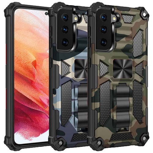 Outdoor H�lle f�r Samsung Galaxy S21 Camouflage Shockproof Schutz Armor Cover