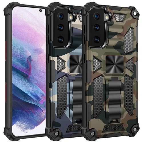 Outdoor H�lle f�r Samsung Galaxy S21 PLUS Camouflage Shockproof PC Schutzcover