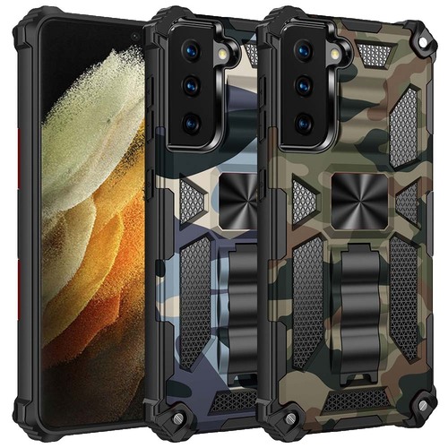 Outdoor H�lle f�r Samsung Galaxy S21 ULTRA Camouflage Shockproof PC Schutzcover