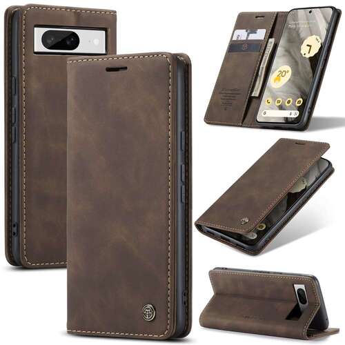 CASEME Handy Tasche f�r Google Pixel 8 Wallet 013 Series Klapp H�lle Business 