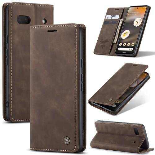 CASEME Handy Tasche f�r Google Pixel 6a Wallet 013 Series Klapp H�lle Business 