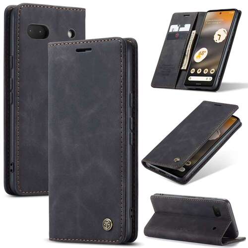 CASEME Handy Tasche f�r Google Pixel 6a Wallet 013 Series Klapp H�lle Business 