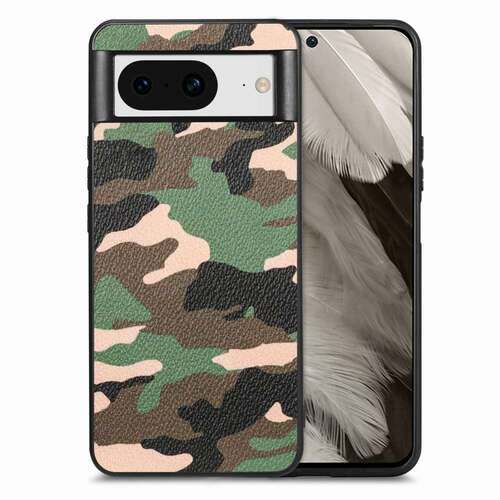 TPU Hlle fr Google Pixel 8 Camouflage Schutz Case Army Flexibel Tarn Muster 