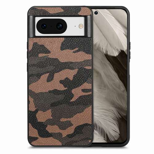 TPU H�lle f�r Google Pixel 8 Camouflage Schutz Case Army Flexibel Tarn Muster 