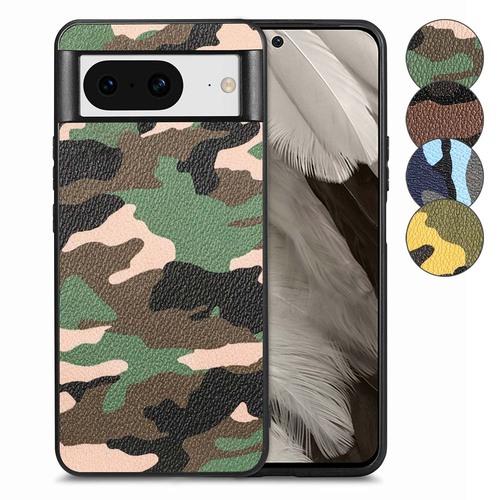 TPU Hlle fr Google Pixel 8 Camouflage Schutz Case Army Flexibel Tarn Muster
