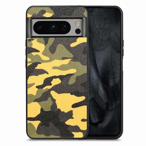 TPU H�lle f�r Google Pixel 8 PRO Camouflage Schutz Case Army Flexi Tarn Cover 