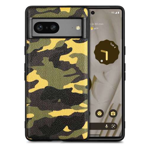 TPU H�lle f�r Google Pixel 7a Camouflage Schutz Case Army Flexibel Tarn Muster 