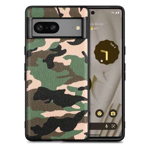 TPU H�lle f�r Google Pixel 7a Camouflage Schutz Case Army Flexibel Tarn Muster 