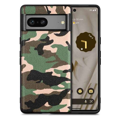 TPU Hlle fr Google Pixel 7 Camouflage Schutz Case Army Flexibel Tarn Muster 