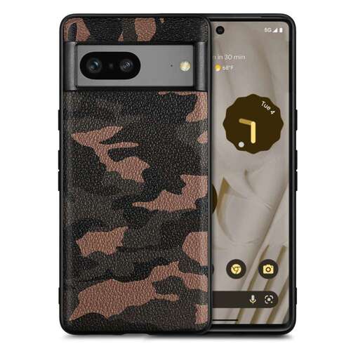 TPU H�lle f�r Google Pixel 7 Camouflage Schutz Case Army Flexibel Tarn Muster 