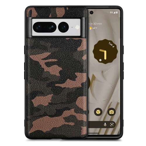 TPU H�lle f�r Google Pixel 7 PRO Camouflage Schutz Case Army Flexi Tarn Cover 