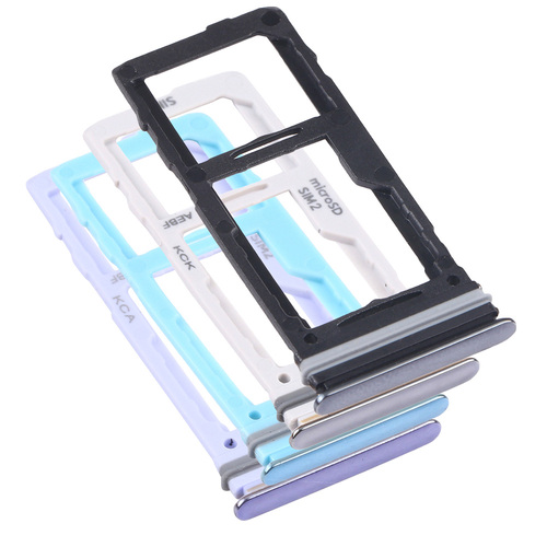 Dual Sim Tray f�r Samsung Galaxy A52 | A72 Kartenhalter Fach Schlitten SD Slot