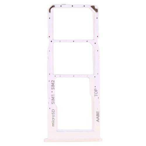 Dual Sim Tray f�r Samsung Galaxy A12 Karten Halter Fach Schlitten SD Card Slot 