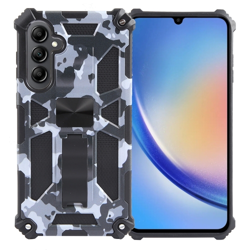 Outdoor H�lle f�r Samsung Galaxy A35 Camouflage Shockproof Schutz Armor Cover 