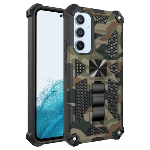 Outdoor H�lle f�r Samsung Galaxy A54 Camouflage Shockproof Schutz Armor Cover 