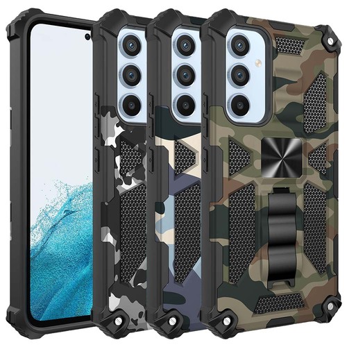 Outdoor H�lle f�r Samsung Galaxy A54 Camouflage Shockproof Schutz Armor Cover